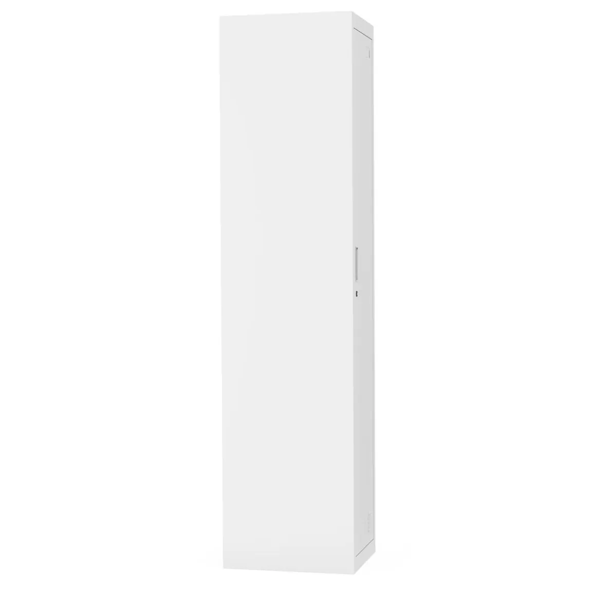 Garderobe Spind 1 Türe 38 x 185 cm weiss
