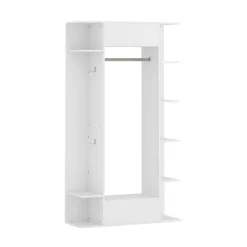 Garderobe TERENCE 106 x 190 cm weiss