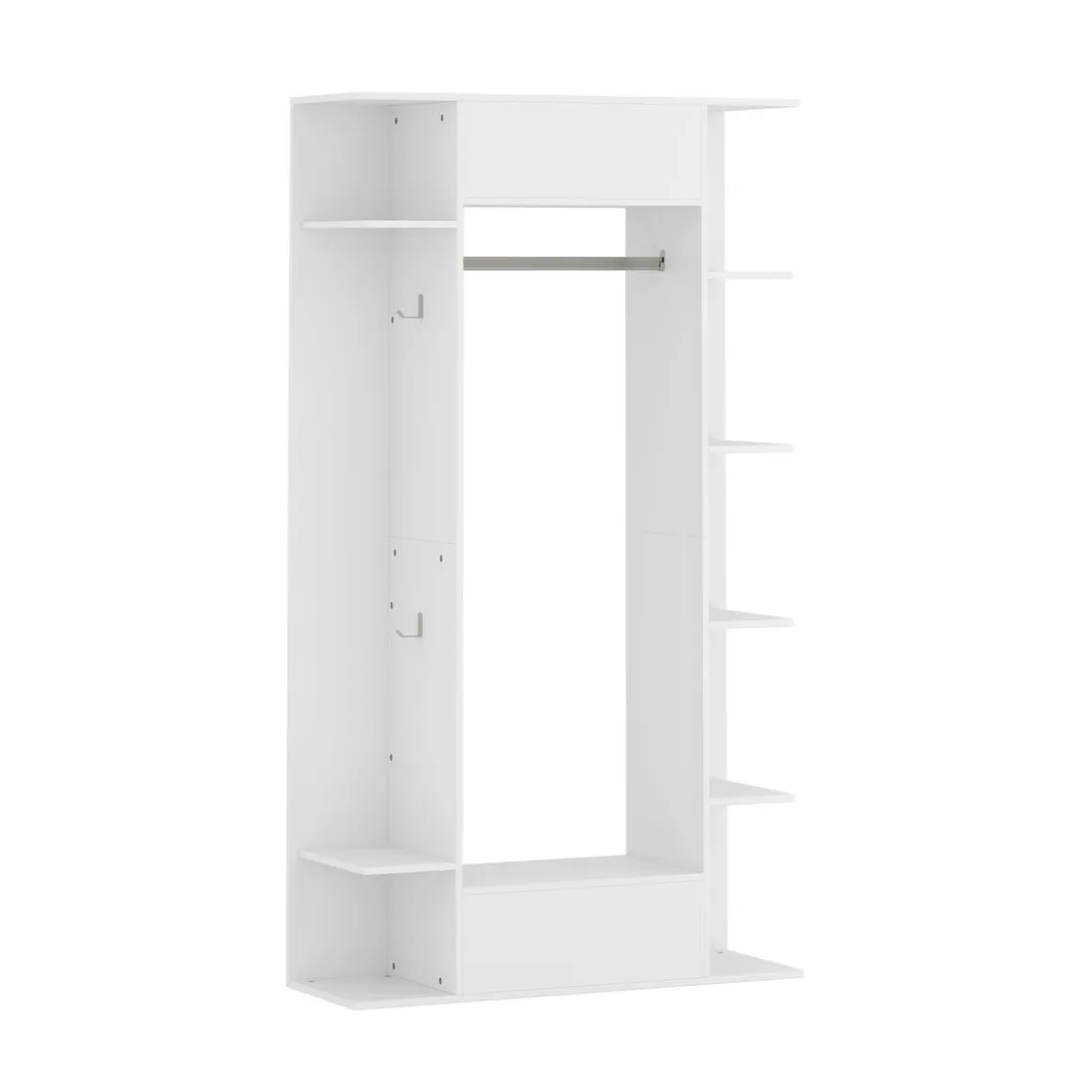 Garderobe TERENCE 106 x 190 cm weiss