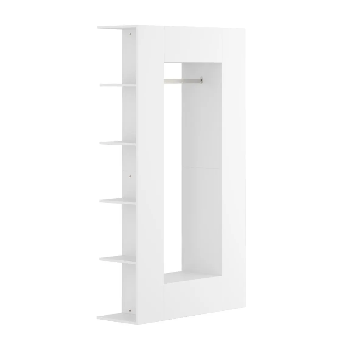 Garderobe TERENCE 106 x 190 cm weiss