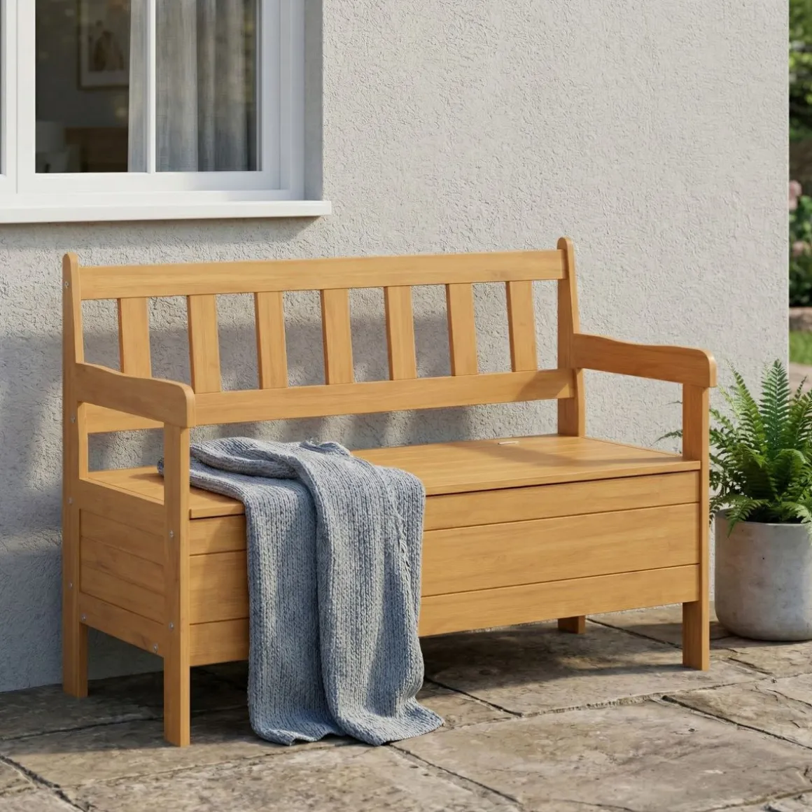 Gartenbank Holz CALISTA 120 cm