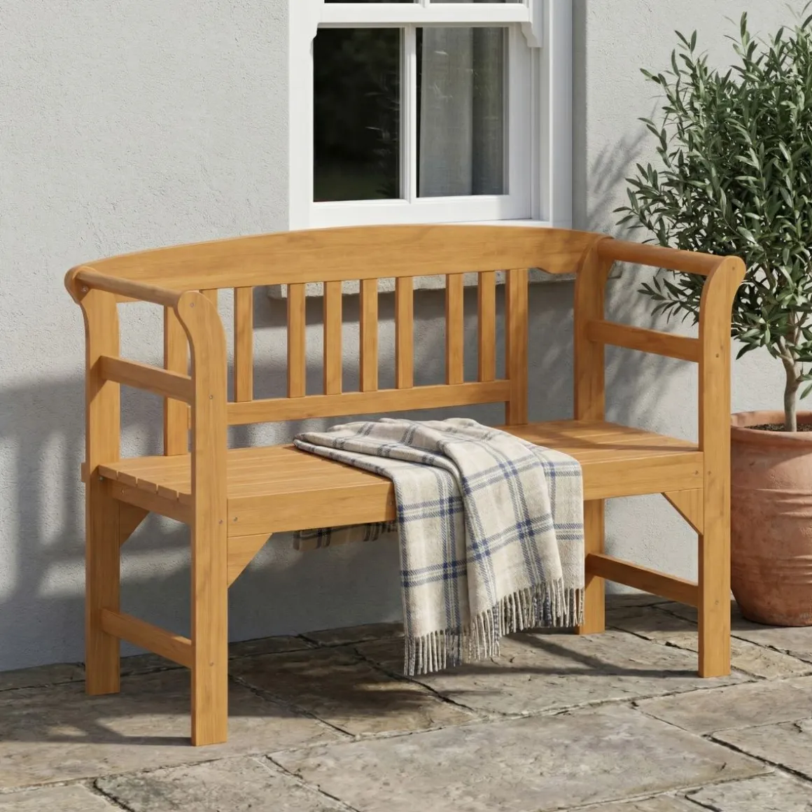 Gartenbank Holz KIMBERLY 114 cm
