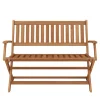 Gartenbank Holz ODAN 118 cm