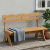 Gartenbank Holz ROWENA 150 cm