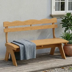 Gartenbank Holz ROWENA 150 cm