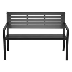 Gartenbank MARLENE 127 cm schwarz