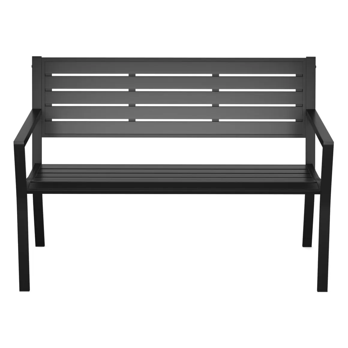 Gartenbank MARLENE 127 cm schwarz