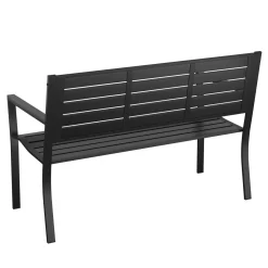Gartenbank MARLENE 127 cm schwarz