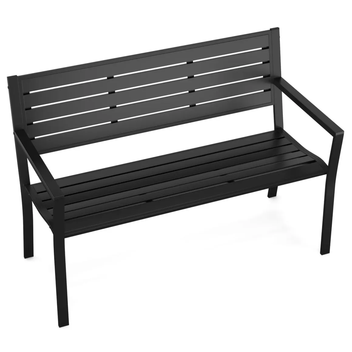 Gartenbank MARLENE 127 cm schwarz