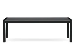 Gartenbank RIVI 135 cm anthrazit/schwarz