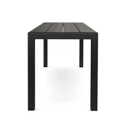 Gartenbank RIVI 135 cm anthrazit/schwarz