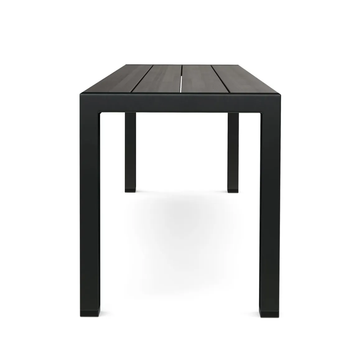 Gartenbank RIVI 135 cm anthrazit/schwarz