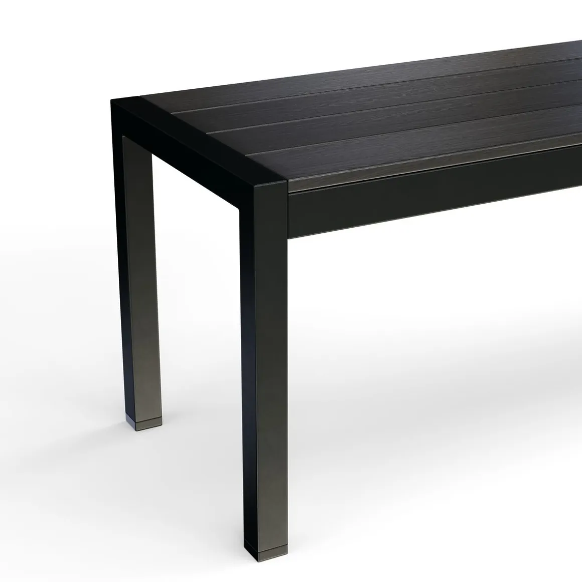 Gartenbank RIVI 135 cm schwarz