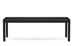 Gartenbank RIVI 135 cm schwarz
