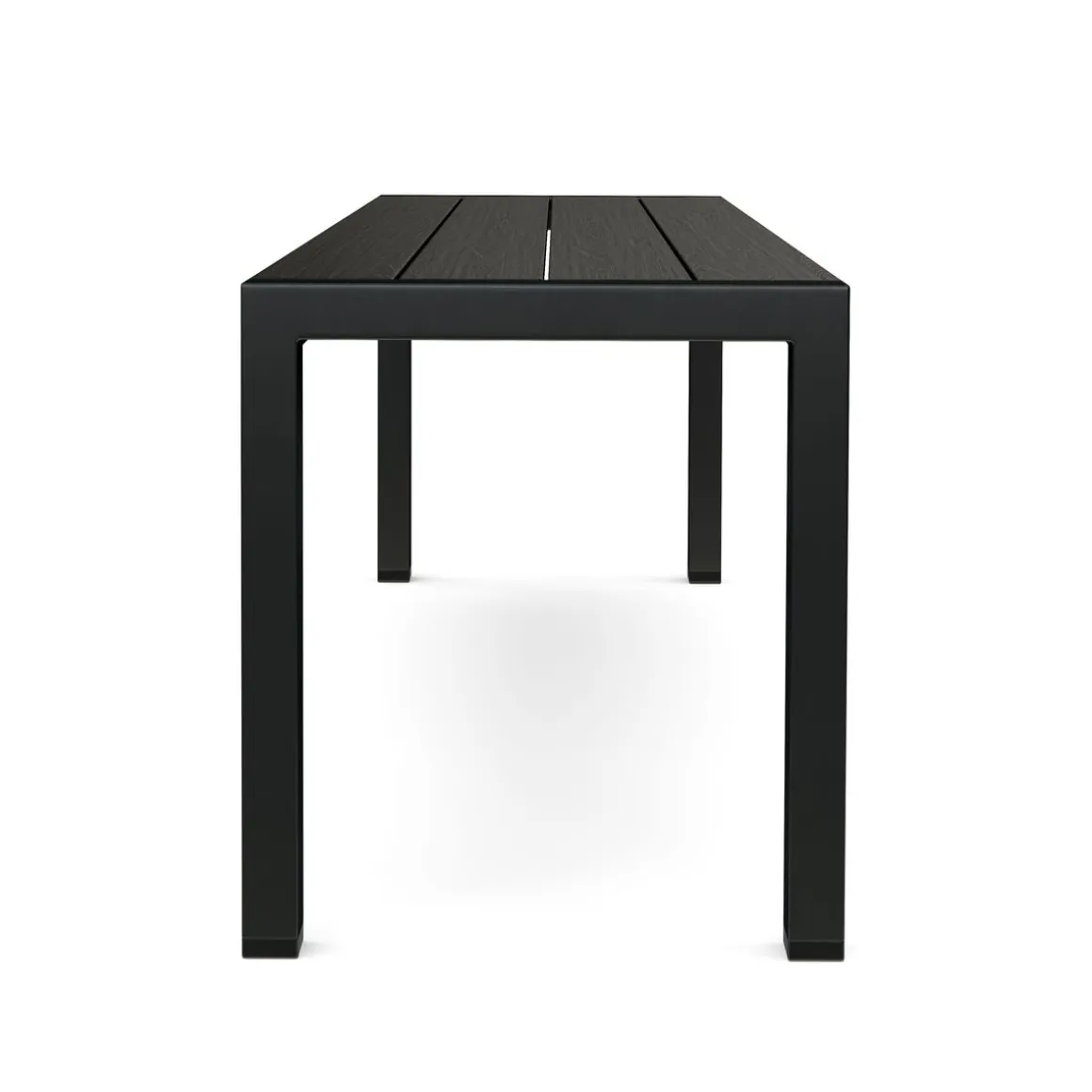 Gartenbank RIVI 135 cm schwarz