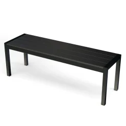 Gartenbank RIVI 135 cm schwarz