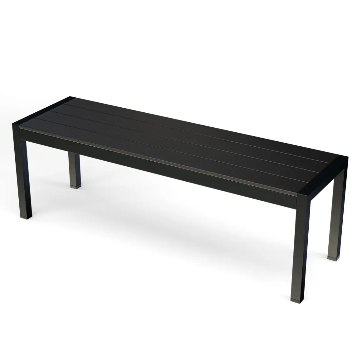 Gartenbank RIVI 135 cm schwarz
