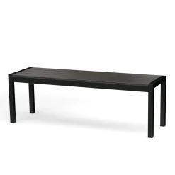 Gartenbank RIVI 135 cm schwarz
