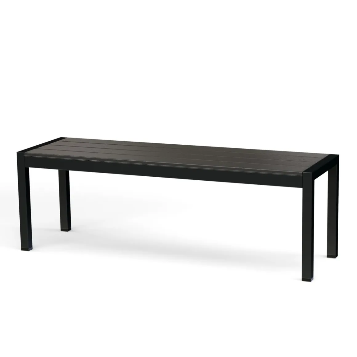 Gartenbank RIVI 135 cm schwarz