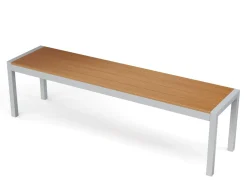 Gartenbank ZILO 165 cm braun