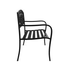 Gartenbank ZLATA 127 cm schwarz