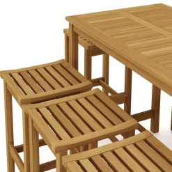 Gartenbar Set Holz ALHAMBRA 9-teilig
