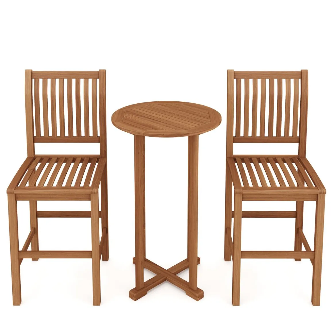 Gartenbar Set Holz PERUGIA 3-teilig