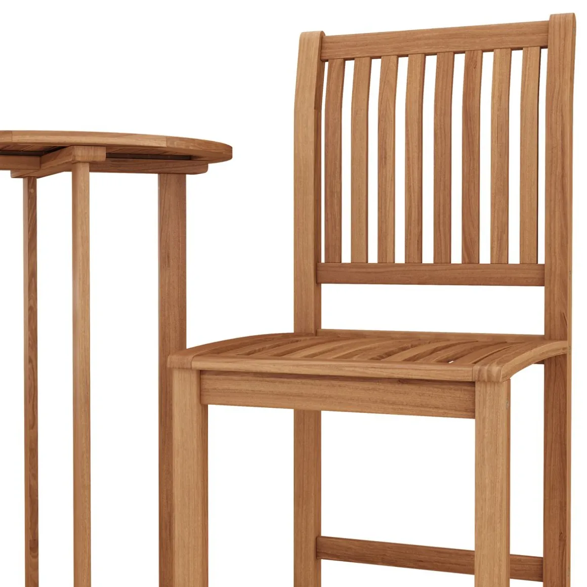 Gartenbar Set Holz PERUGIA 3-teilig