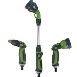 Gartenbrause mit Giessstab Set 3-teilig