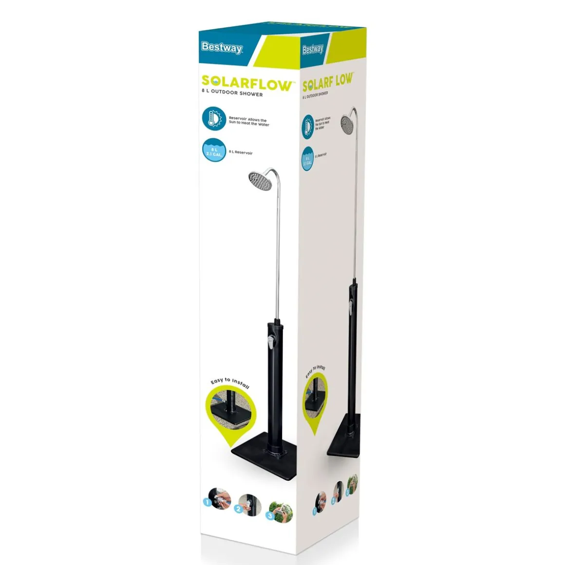 Gartendusche Solarflow 8L