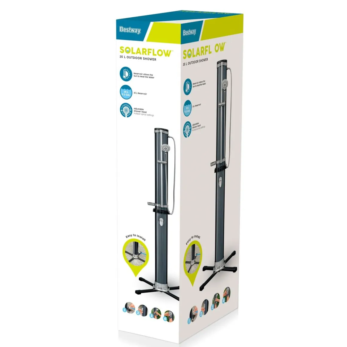 Gartendusche Solarflow 35L