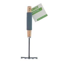 Gartenharke mit Holzgriff 27 cm