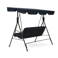 Gartenmöbel Hollywoodschaukel schwarz