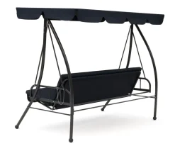 Gartenmöbel Hollywoodschaukel XL schwarz