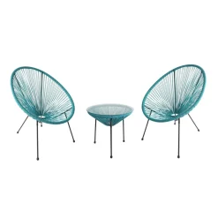 Gartenmöbel Set ACAPULCO türkis
