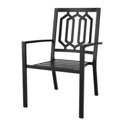 Gartenmöbel Set FREDERICO 7-teilig schwarz