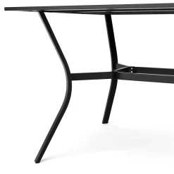 Gartenmöbel Set FREDERICO 7-teilig schwarz