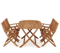 Gartenmöbel Set Holz ADONIS 5-teilig