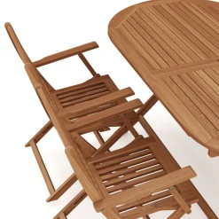 Gartenmöbel Set Holz ADONIS 5-teilig