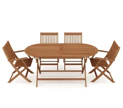 Gartenmöbel Set Holz ADONIS 5-teilig