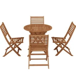 Gartenmöbel Set Holz AOSTA 5-teilig | GONSER.CH