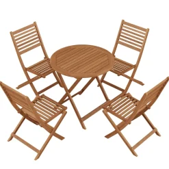 Gartenmöbel Set Holz AOSTA 5-teilig | GONSER.CH