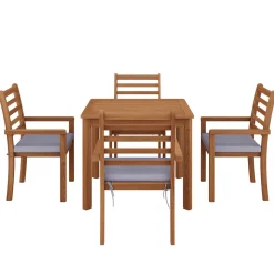 Gartenmöbel Set Holz APULIA 5-teilig
