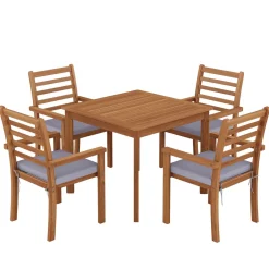 Gartenmöbel Set Holz APULIA 5-teilig