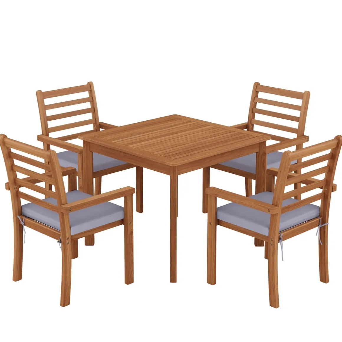 Gartenmöbel Set Holz APULIA 5-teilig
