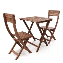 Gartenmöbel Set Holz ATLANTA 3-teilig