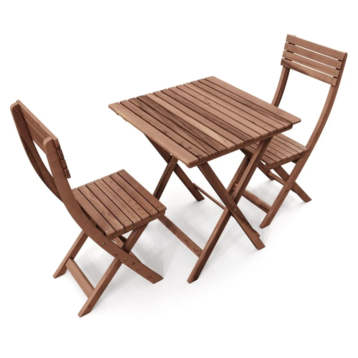 Gartenmöbel Set Holz ATLANTA 3-teilig