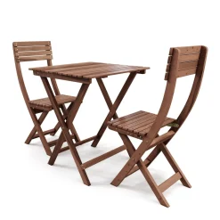 Gartenmöbel Set Holz ATLANTA 3-teilig