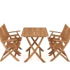 Gartenmöbel Set Holz AVEIRO 5-teilig