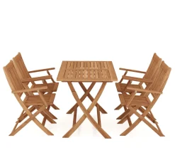 Gartenmöbel Set Holz AVEIRO 5-teilig
